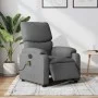 Sillón reclinable de masaje eléctrico tela gris oscuro de , Sillones - Ref: Foro24-3204813, Precio: 253,12 €, Descuento: %