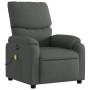 Electric massage recliner dark gray fabric by , Armchairs - Ref: Foro24-3204813, Price: 260,74 €, Discount: %