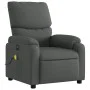 Electric massage recliner dark gray fabric by , Armchairs - Ref: Foro24-3204813, Price: 253,46 €, Discount: %