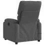 Electric massage recliner dark gray fabric by , Armchairs - Ref: Foro24-3204813, Price: 253,46 €, Discount: %