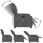 Electric massage recliner dark gray fabric by , Armchairs - Ref: Foro24-3204813, Price: 253,46 €, Discount: %