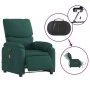 Electric massage recliner dark green fabric by , Armchairs - Ref: Foro24-3204818, Price: 241,24 €, Discount: %