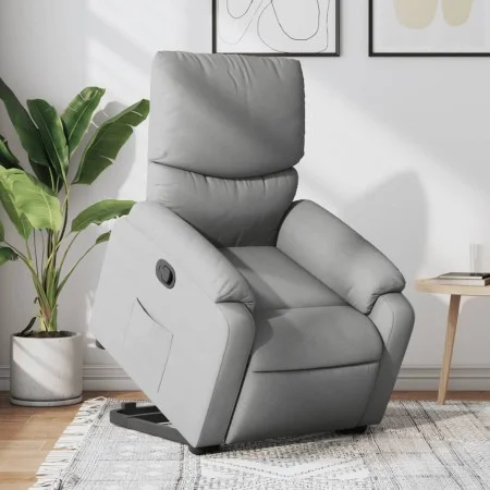 Light Gray Fabric Liftable Recliner by , Armchairs - Ref: Foro24-3204824, Price: 306,49 €, Discount: %