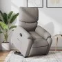 Liftable recliner taupe gray fabric by , Armchairs - Ref: Foro24-3204832, Price: 268,49 €, Discount: %