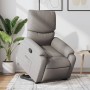 Sillón reclinable elevable tela gris taupe de , Sillones - Ref: Foro24-3204832, Precio: 250,57 €, Descuento: %