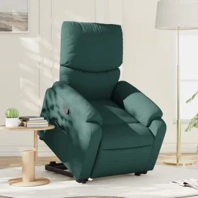 Dark green fabric lifting recliner by , Armchairs - Ref: Foro24-3204830, Price: 273,56 €, Discount: %
