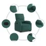 Dark green fabric lifting recliner by , Armchairs - Ref: Foro24-3204830, Price: 273,56 €, Discount: %