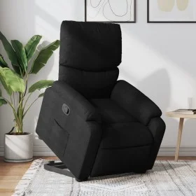 Black Fabric Liftable Recliner by , Armchairs - Ref: Foro24-3204826, Price: 281,18 €, Discount: %