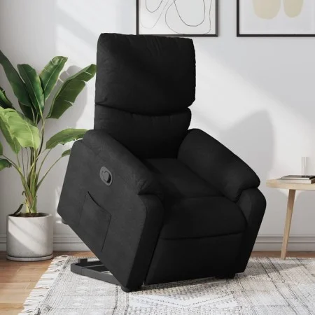 Black Fabric Liftable Recliner by , Armchairs - Ref: Foro24-3204826, Price: 281,18 €, Discount: %