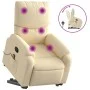 Liegender Fußmassagesessel aus cremefarbenem Stoff von , Sessel - Ref: Foro24-3204845, Preis: 325,55 €, Rabatt: %