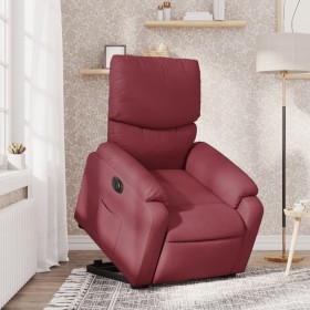 Red Fabric Electric Liftable Recliner Chair by , Armchairs - Ref: Foro24-3204851, Price: 309,09 €, Discount: %