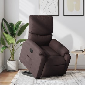Dark Brown Fabric Electric Liftable Recliner Chair by , Armchairs - Ref: Foro24-3204853, Price: 321,33 €, Discount: %