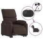 Dark Brown Fabric Electric Liftable Recliner Chair by , Armchairs - Ref: Foro24-3204853, Price: 321,33 €, Discount: %