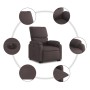 Dark Brown Fabric Electric Liftable Recliner Chair by , Armchairs - Ref: Foro24-3204853, Price: 321,33 €, Discount: %