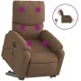 Anhebbarer, elektrisch verstellbarer Massagesessel aus braunem Stoff von , Sessel - Ref: Foro24-3204864, Preis: 363,33 €, Rab...