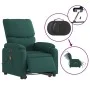 Elektrischer Massagesessel, hochklappbar, aus dunkelgrünem Stoff von , Sessel - Ref: Foro24-3204866, Preis: 326,68 €, Rabatt: %
