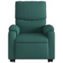 Elektrischer Massagesessel, hochklappbar, aus dunkelgrünem Stoff von , Sessel - Ref: Foro24-3204866, Preis: 306,76 €, Rabatt: %