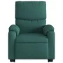 Elektrischer Massagesessel, hochklappbar, aus dunkelgrünem Stoff von , Sessel - Ref: Foro24-3204866, Preis: 326,68 €, Rabatt: %