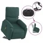Elektrischer Massagesessel, hochklappbar, aus dunkelgrünem Stoff von , Sessel - Ref: Foro24-3204866, Preis: 326,68 €, Rabatt: %