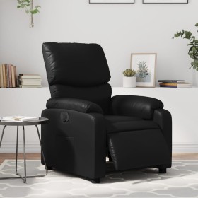 Black Faux Leather Power Recliner by , Armchairs - Ref: Foro24-3204872, Price: 244,46 €, Discount: %