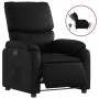 Sillón reclinable eléctrico de cuero sintético negro de , Sillones - Ref: Foro24-3204872, Precio: 253,37 €, Descuento: %