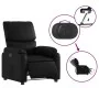 Sillón reclinable eléctrico de cuero sintético negro de , Sillones - Ref: Foro24-3204872, Precio: 253,37 €, Descuento: %