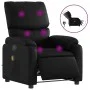 Elektrischer Massage-Liegestuhl aus schwarzem Kunstleder von , Sessel - Ref: Foro24-3204879, Preis: 236,17 €, Rabatt: %