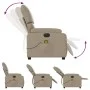 Cappuccino Synthetic Leather Electric Massage Recliner by , Armchairs - Ref: Foro24-3204885, Price: 248,96 €, Discount: %