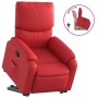 Sillón reclinable elevable cuero artificial rojo de , Sillones - Ref: Foro24-3204891, Precio: 269,81 €