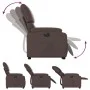 Sillón reclinable elevable eléctrico de cuero sintético marrón de , Sillones - Ref: Foro24-3204902, Precio: 374,34 €, Descuen...