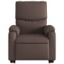 Brown Faux Leather Power Lift Recliner by , Armchairs - Ref: Foro24-3204902, Price: 348,47 €, Discount: %