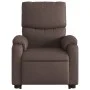 Sillón reclinable elevable eléctrico de cuero sintético marrón de , Sillones - Ref: Foro24-3204902, Precio: 374,34 €, Descuen...