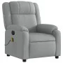 Electric Massage Recliner Light Gray Fabric by , Armchairs - Ref: Foro24-3205190, Price: 263,88 €, Discount: %