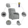 Electric Massage Recliner Light Gray Fabric by , Armchairs - Ref: Foro24-3205190, Price: 263,88 €, Discount: %