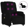 Black Fabric Electric Massage Recliner by , Armchairs - Ref: Foro24-3205192, Price: 258,12 €, Discount: %
