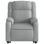 Sillón reclinable elevable de tela gris claro de , Sillones - Ref: Foro24-3205202, Precio: 267,39 €, Descuento: %