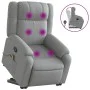 Light Gray Fabric Foot Recliner Massage Chair by , Armchairs - Ref: Foro24-3205214, Price: 296,81 €, Discount: %