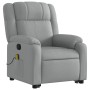 Sillón de masaje reclinable de pie de tela gris claro de , Sillones - Ref: Foro24-3205214, Precio: 302,05 €, Descuento: %