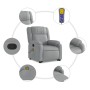 Sillón de masaje reclinable de pie de tela gris claro de , Sillones - Ref: Foro24-3205214, Precio: 302,05 €, Descuento: %