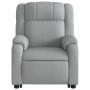 Sillón de masaje reclinable de pie de tela gris claro de , Sillones - Ref: Foro24-3205214, Precio: 302,05 €, Descuento: %