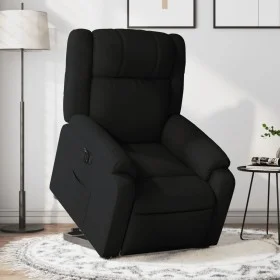 Sillón eléctrico reclinable elevable de tela negro de , Sillones - Ref: Foro24-3205228, Precio: 316,55 €, Descuento: %