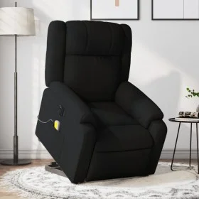 Black Fabric Liftable Reclining Electric Massage Chair by , Armchairs - Ref: Foro24-3205240, Price: 341,47 €, Discount: %