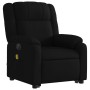 Sillón de masaje eléctrico reclinable elevable tela negro de , Sillones - Ref: Foro24-3205240, Precio: 324,81 €, Descuento: %