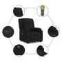 Anhebbarer elektrischer Massagesessel aus schwarzem Stoff von , Sessel - Ref: Foro24-3205240, Preis: 346,17 €, Rabatt: %