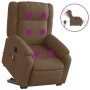 Brown Fabric Liftable Reclining Electric Massage Chair by , Armchairs - Ref: Foro24-3205242, Price: 355,38 €, Discount: %