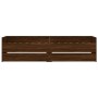 Estructura de cama con cajones roble marrón 100x200 cm de , Camas y somieres - Ref: Foro24-3207342, Precio: 175,00 €, Descuen...