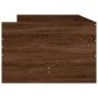 Estructura de cama con cajones roble marrón 100x200 cm de , Camas y somieres - Ref: Foro24-3207342, Precio: 171,55 €, Descuen...
