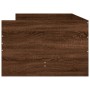 Estructura de cama con cajones roble marrón 100x200 cm de , Camas y somieres - Ref: Foro24-3207342, Precio: 175,00 €, Descuen...