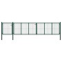 Puerta de jardín de acero verde 500x75 cm de vidaXL, Puertas de jardín - Ref: Foro24-144316, Precio: 423,06 €, Descuento: %
