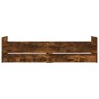 Bettgestell aus geräucherter Eiche mit Schubladen 90x200 cm von , Betten und Lattenroste - Ref: Foro24-3207375, Preis: 164,40...